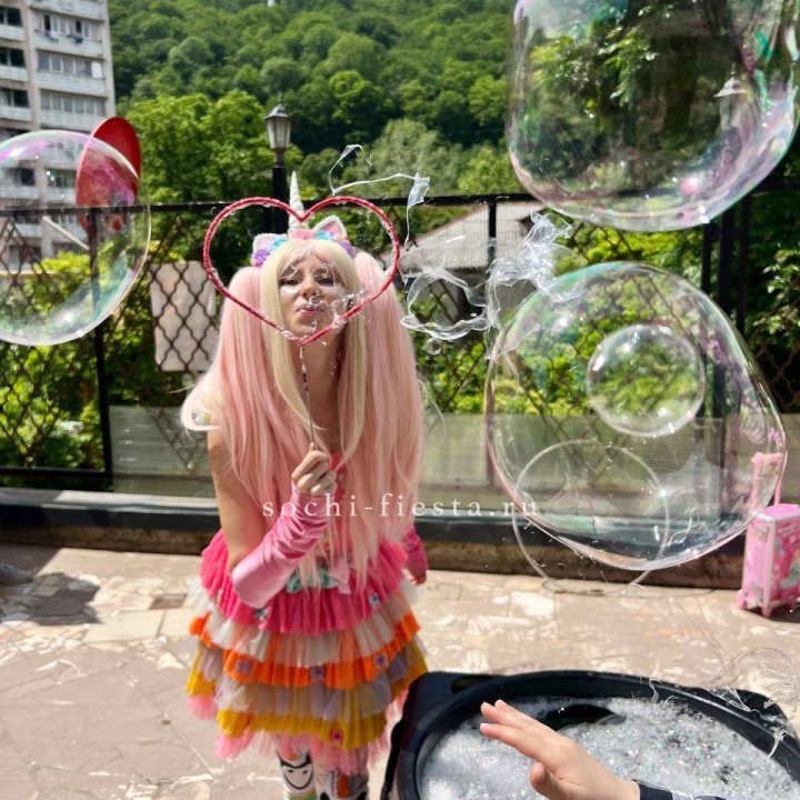 Шоу мыльных пузырей в Волгограде