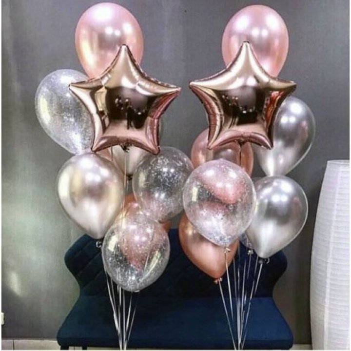 Фонтаны шаров "Дубль старт" в Волгограде