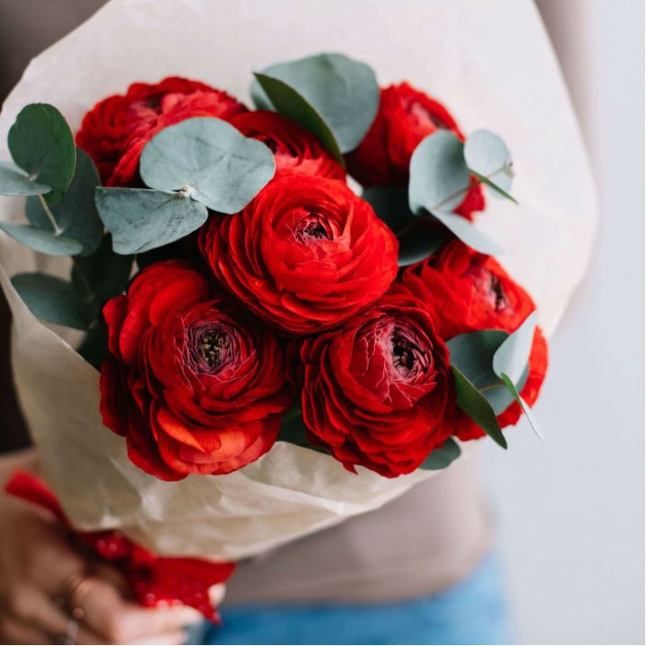 Букет ранункулюсов  в Волгограде