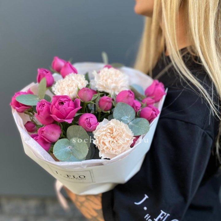 Букет с мисти бабблс №2 в Волгограде