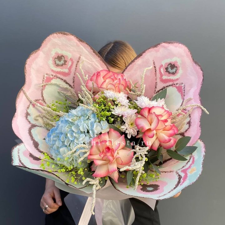 Дизайнерский букет бабочка №5 в Волгограде