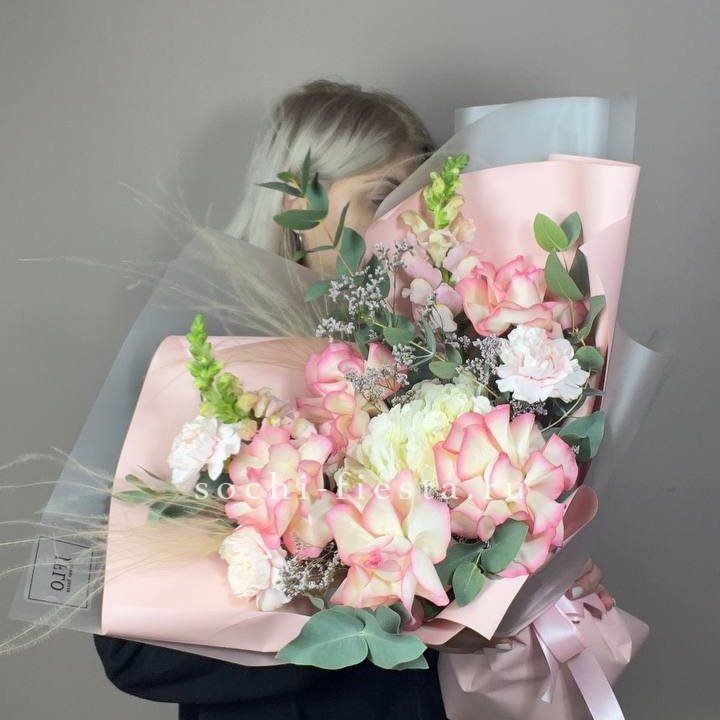  Букет  "Закат для неё" в Волгограде