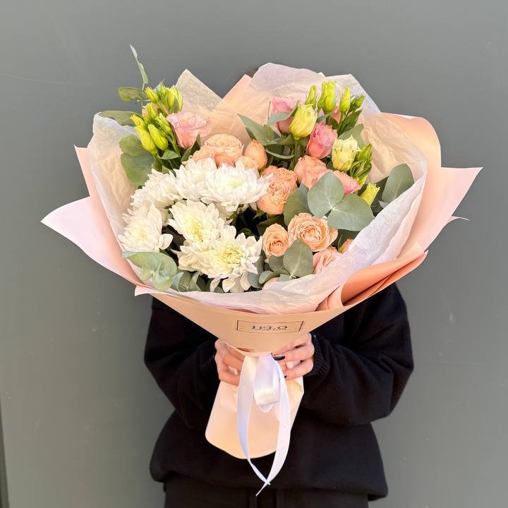 Букет "Персиковая нежность" в Волгограде