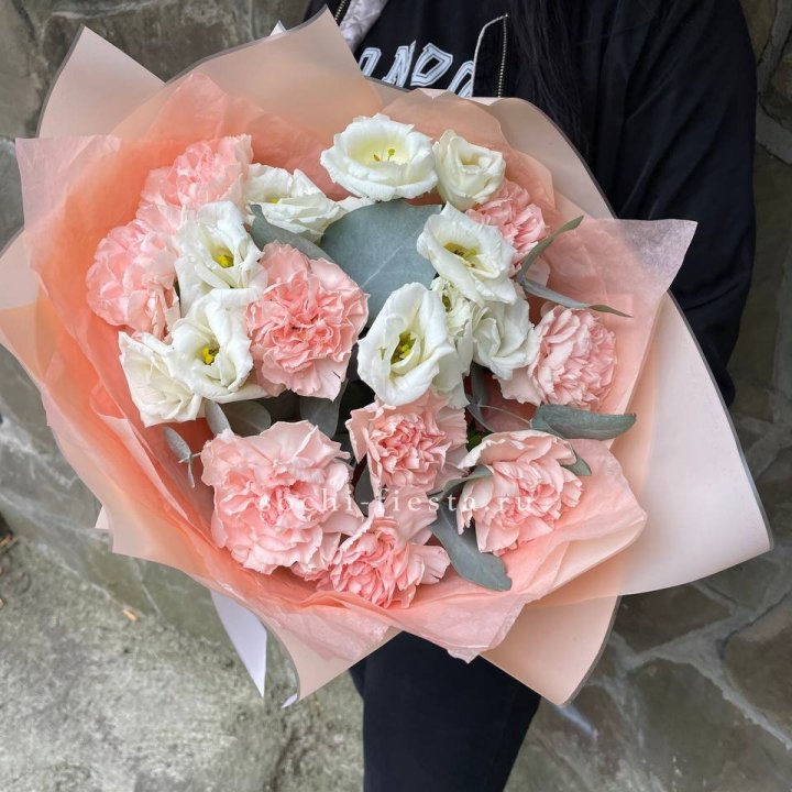  Букет диантусов "Пич" в Волгограде