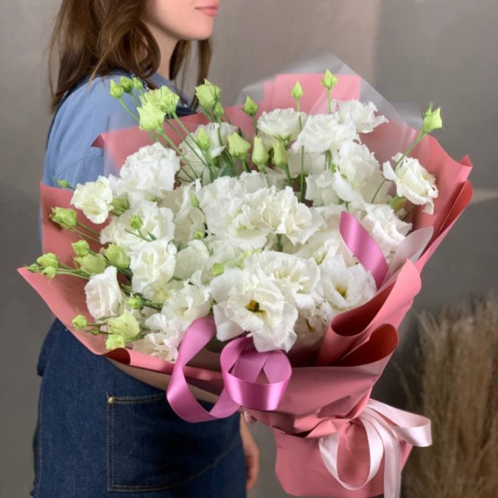 Букет эустом "Пудра" в Волгограде