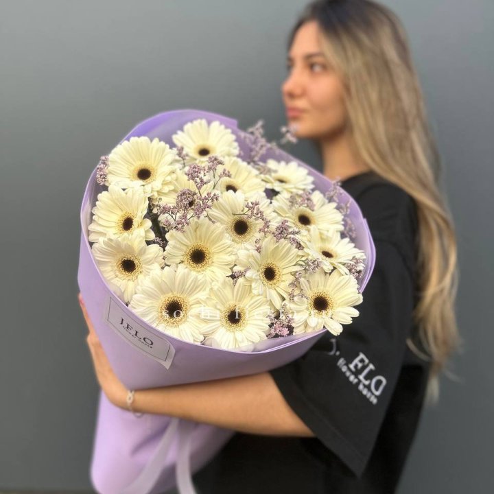Букет голландских гербер "Лавандер" в Волгограде