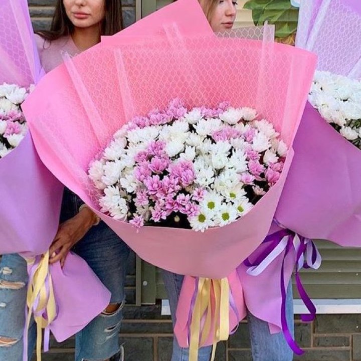 Букет хризантем №3 в Волгограде