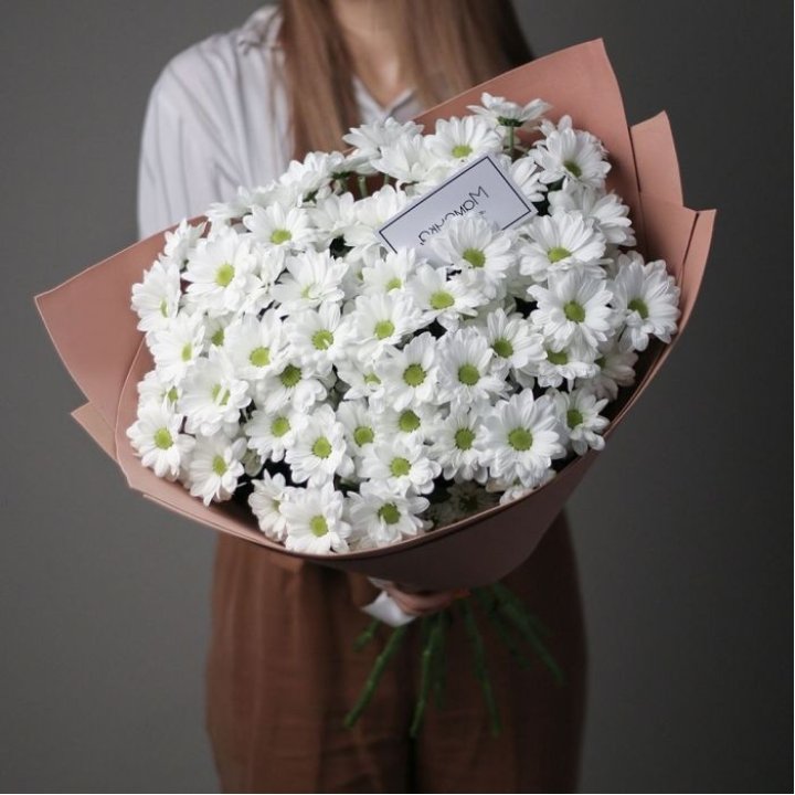 Хризантемы в крафте в Волгограде