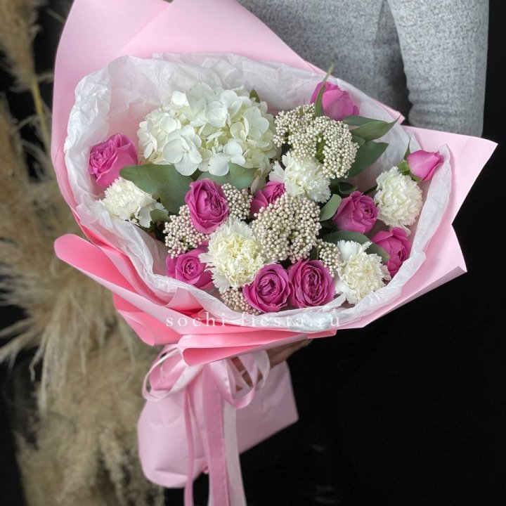 Букет с мисти бабблс №1 в Волгограде