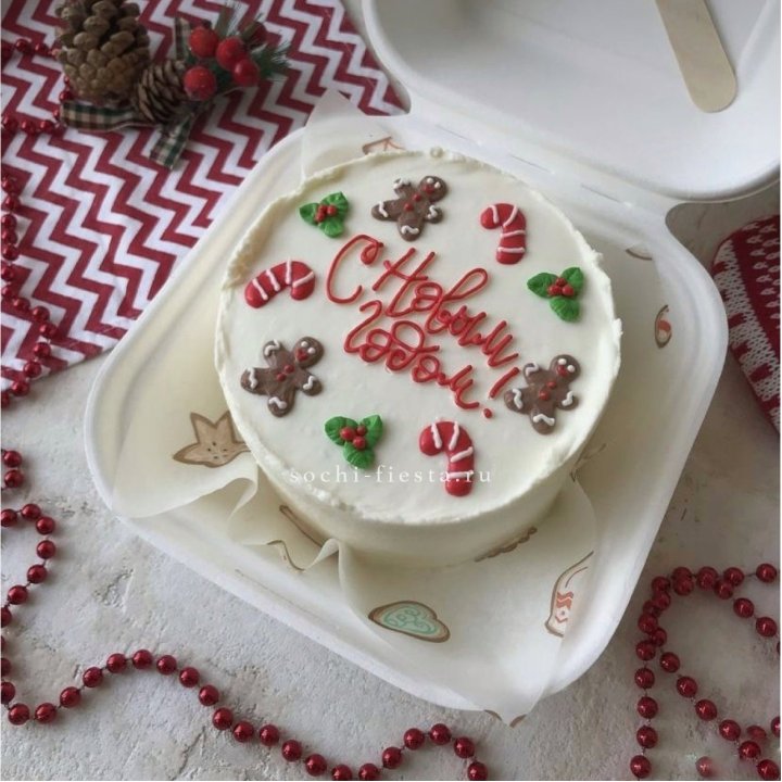 Бенто-торт "С Новым Годом!" в Волгограде