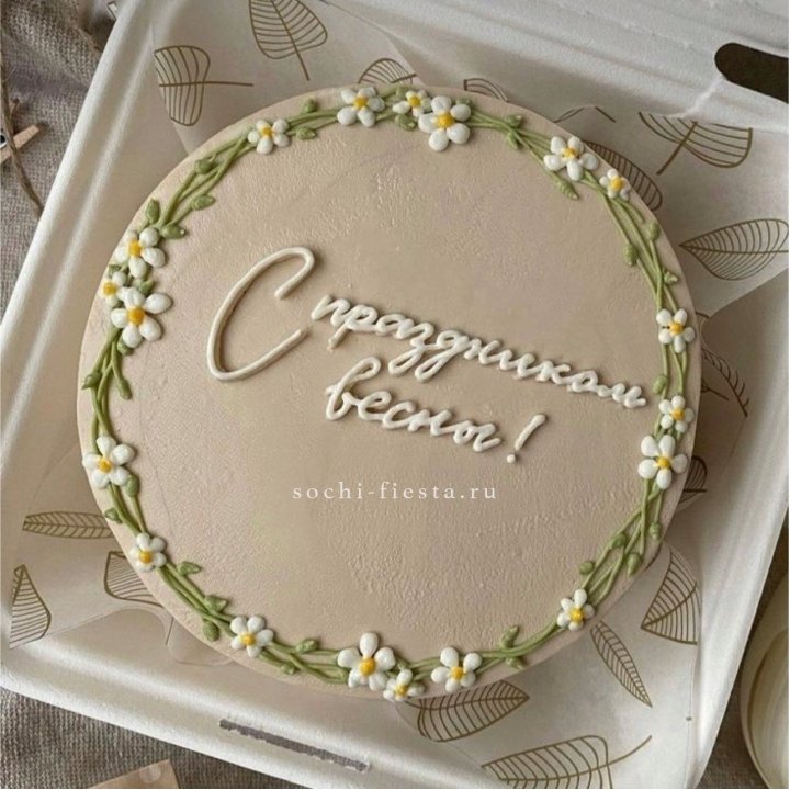 Бенто-торт "C праздником весны!"  в Волгограде