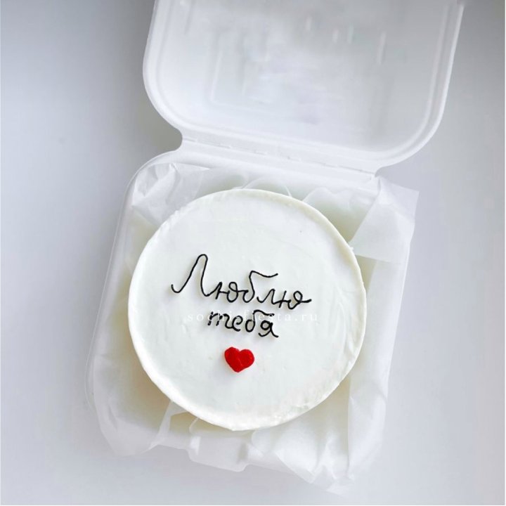 Бенто-торт "Люблю Тебя"  в Волгограде