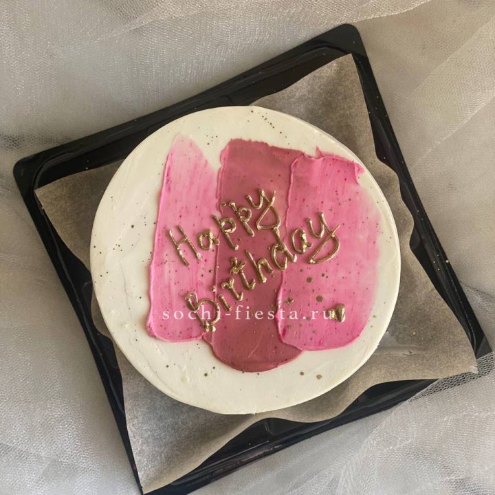 Бенто-торт "С днём рождения" пастель в Волгограде