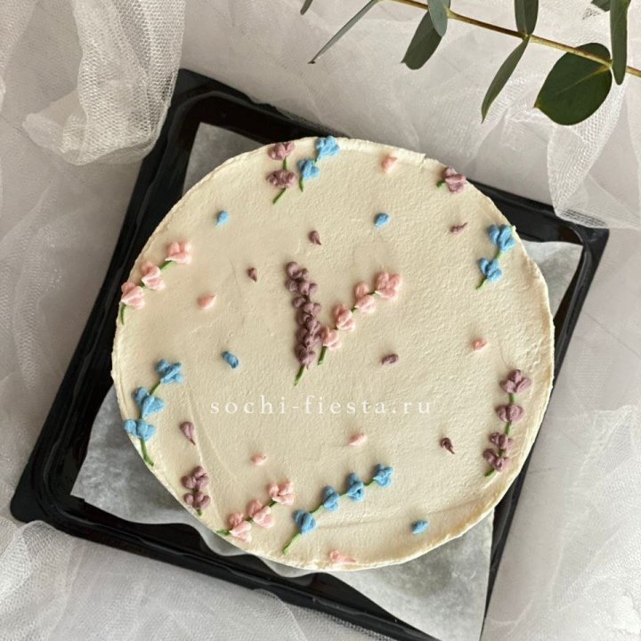 Бенто-торт "Лаванда" в Волгограде