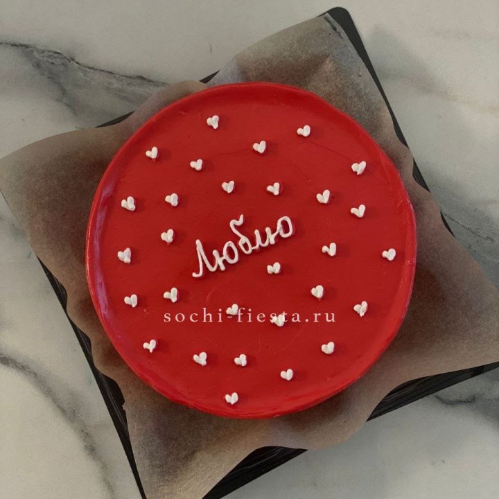Бенто-торт "Люблю" в Волгограде