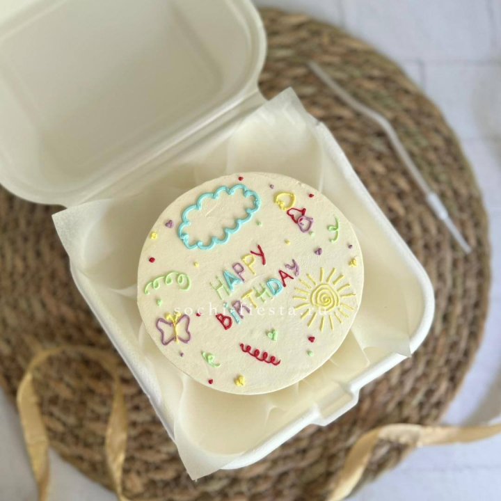 Бенто-торт "С днем рождения!"  в Волгограде