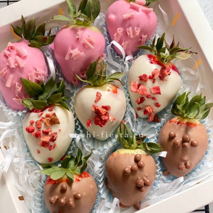 Клубника в шоколаде 9 ягод в Волгограде