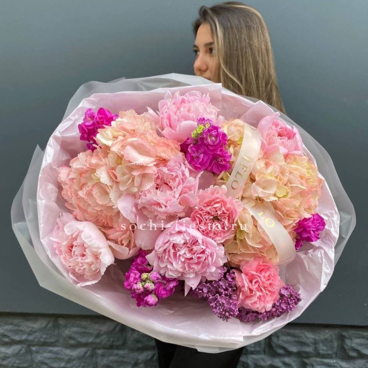  Букет "Фловер пионс" в Волгограде