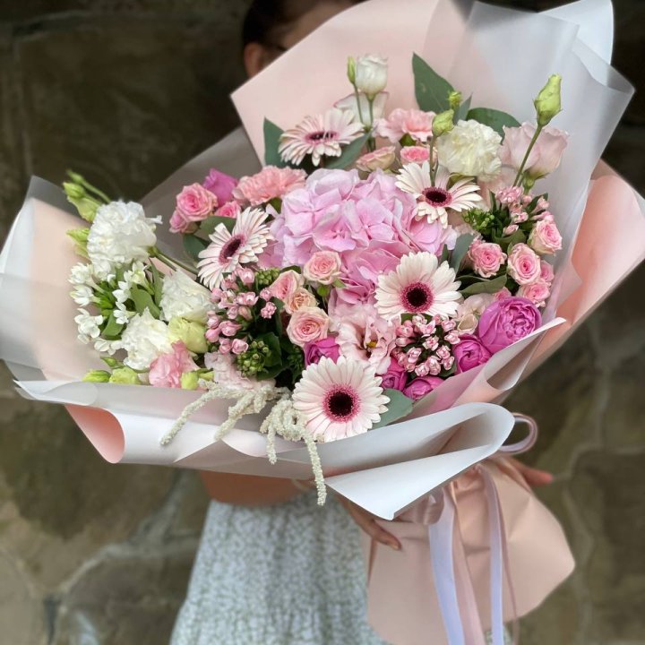 Авторский букет Пич в Волгограде