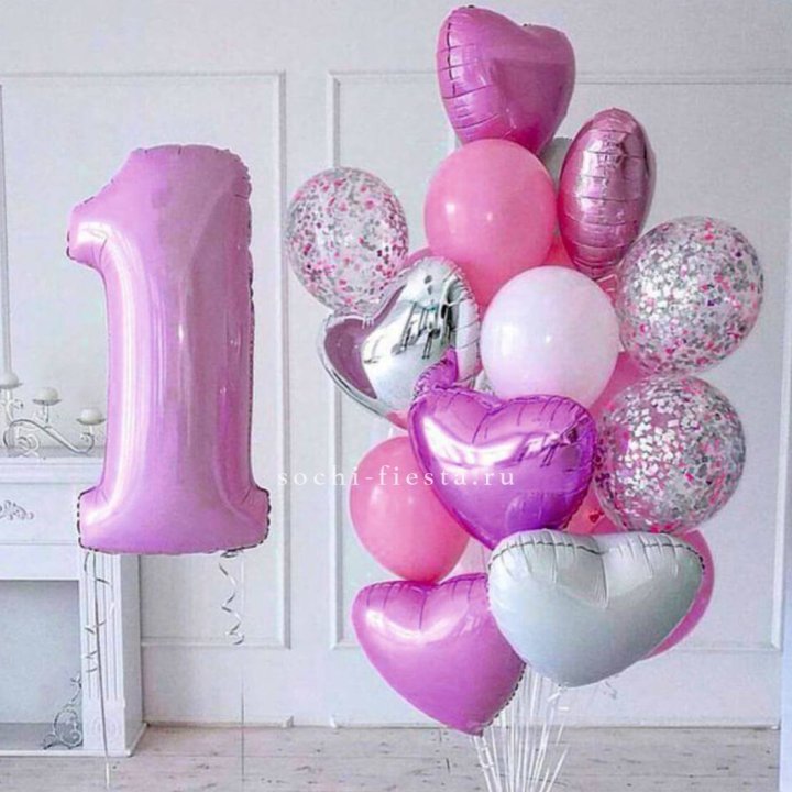 Набор шаров "С днем рождения" в Волгограде