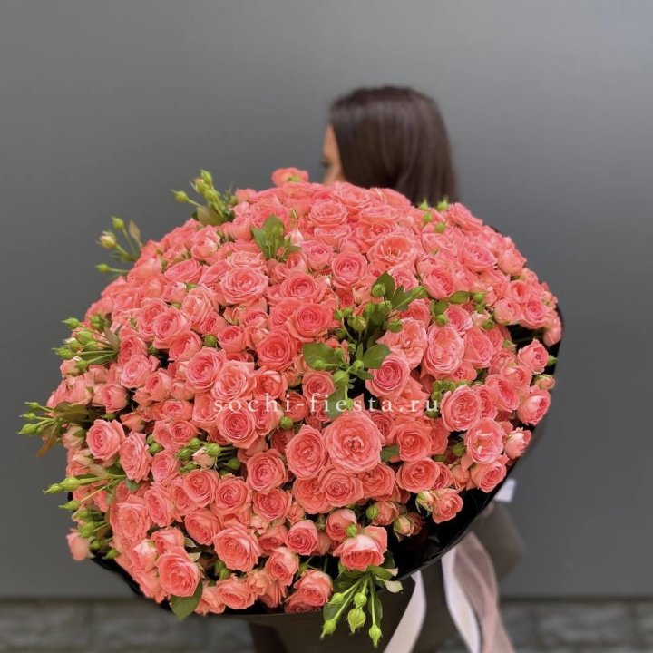 101 кустовая роза Барбадос в Волгограде