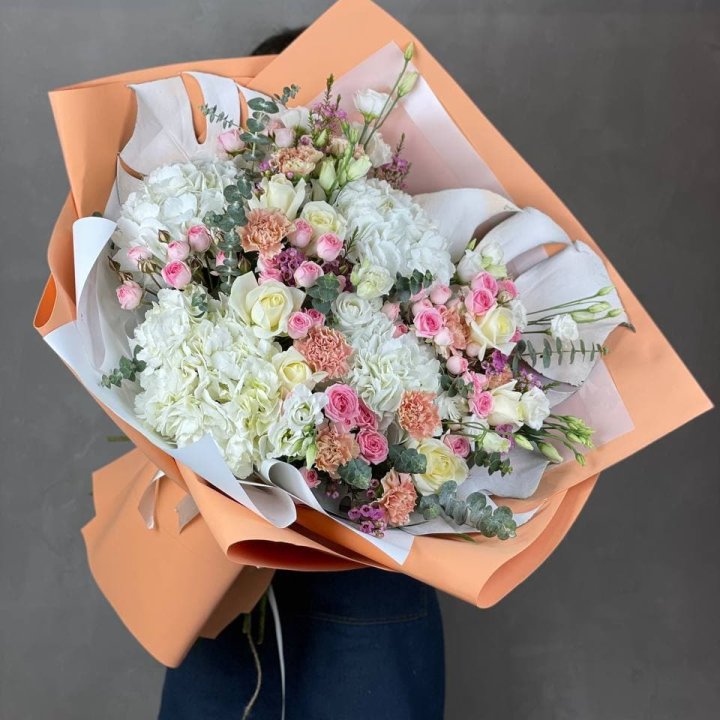 Макси-букет кремовый в Волгограде