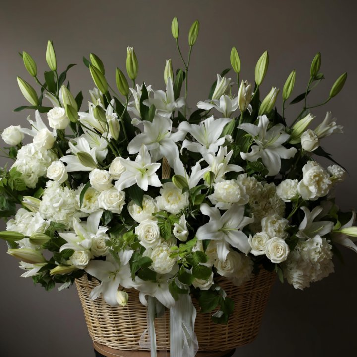Цветочная корзина макси №3 в Волгограде