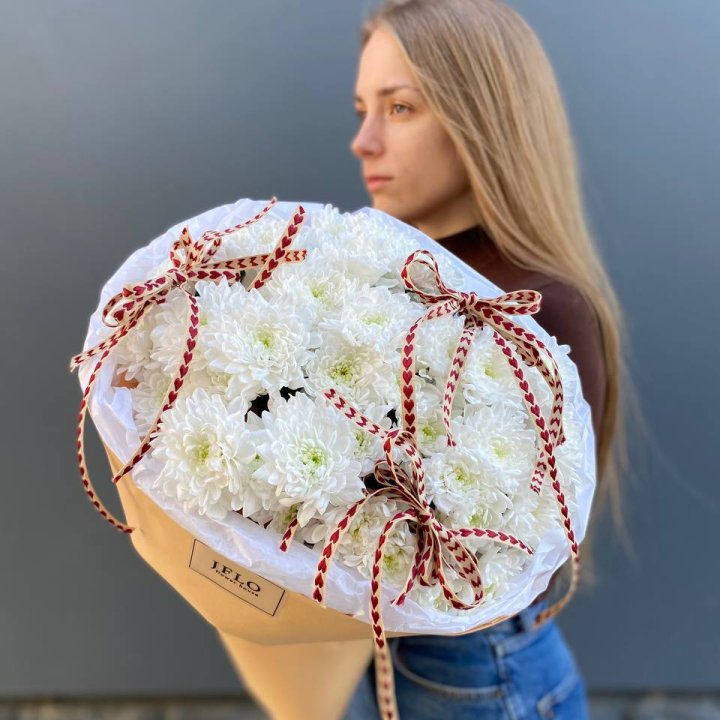 Букет "Хризантемы с любовью" в Волгограде