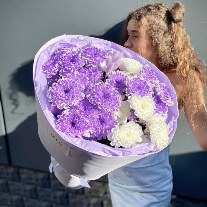  Букет хризантем "Сирена" в Волгограде