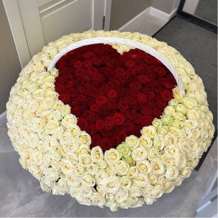 501 роза сердце в Волгограде