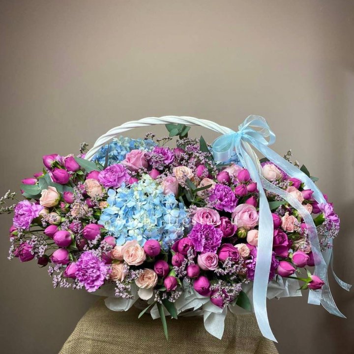 Авторская корзина "Лавандерия" в Волгограде