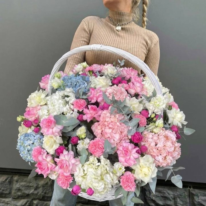 Цветочная корзина №3 в Волгограде