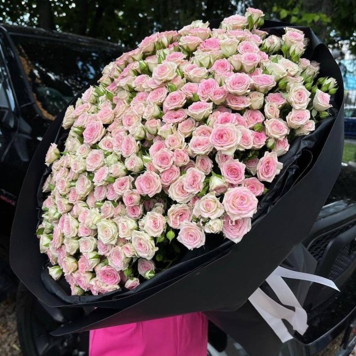 101 кустовая роза "Твистер" в Волгограде