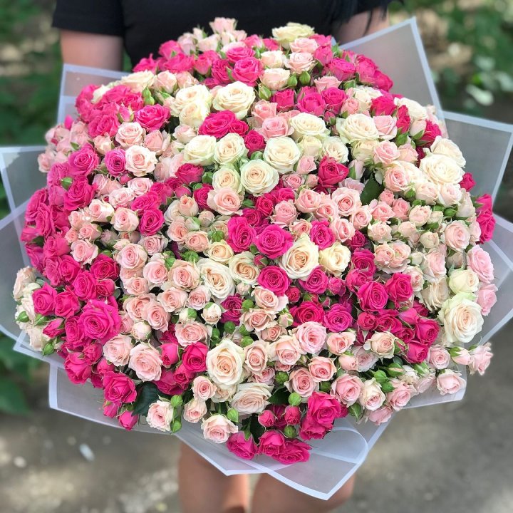 101 кустовая роза в Волгограде