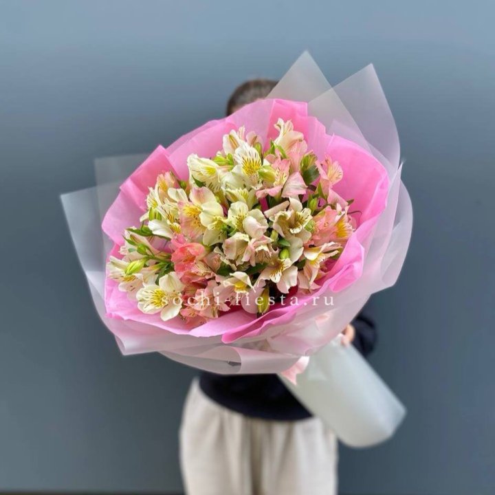 букет альстромерий "Черри" в Волгограде