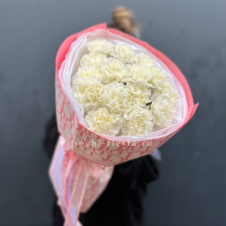 Белые диантусы №2 в Волгограде