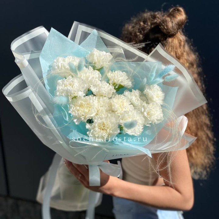 Воздушный букет из диантусов  в Волгограде