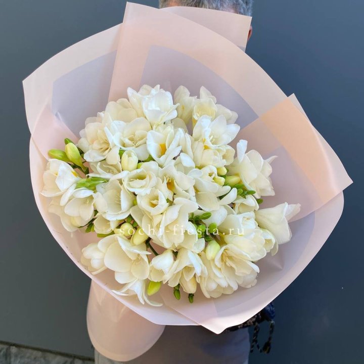 Букет белых фрезий  в Волгограде