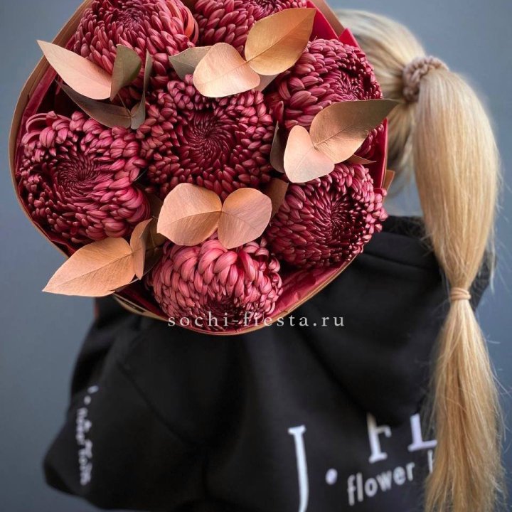 Хризантемы "Голд шоколад" в Волгограде