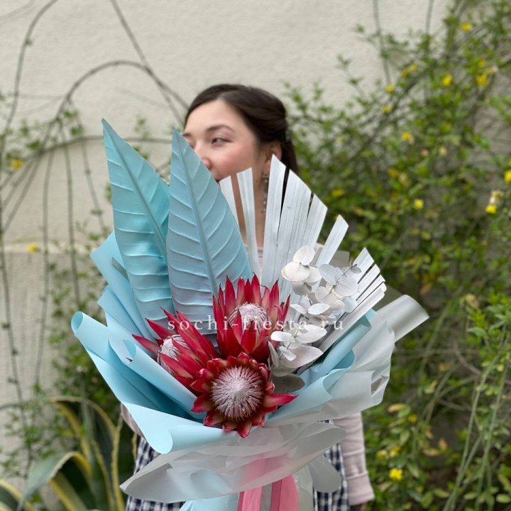 Букет из протеи "Клеопатра-2" в Волгограде