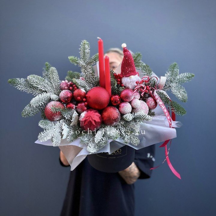 Композиция "Мери крисмас ред" в Волгограде