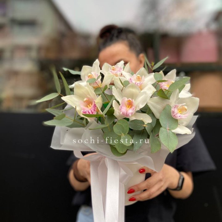 Бокс с орхидеями в Волгограде