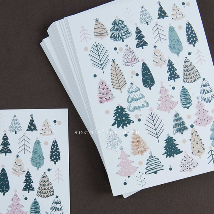 Открытка к букету "Елки" в Волгограде