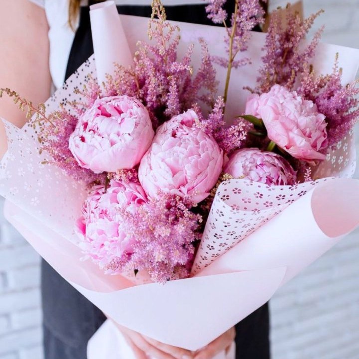 Букет пионов "Мелиса" в Волгограде
