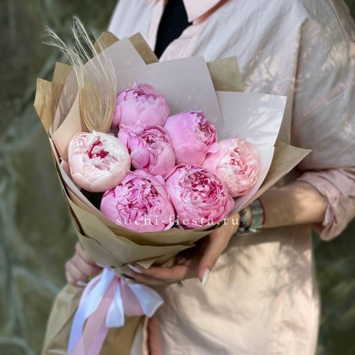 Букет пионов "Венди" в Волгограде