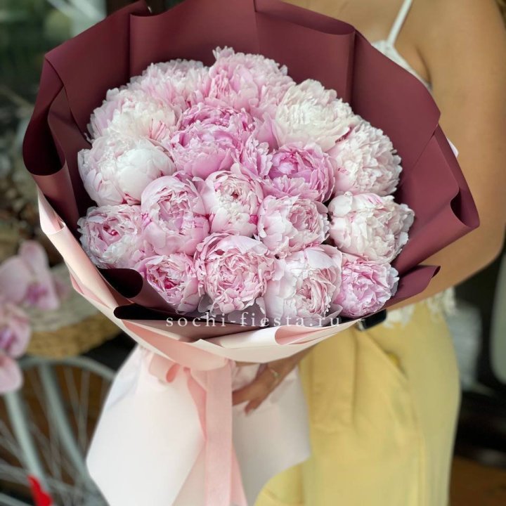 Букет с пионами №5 в Волгограде