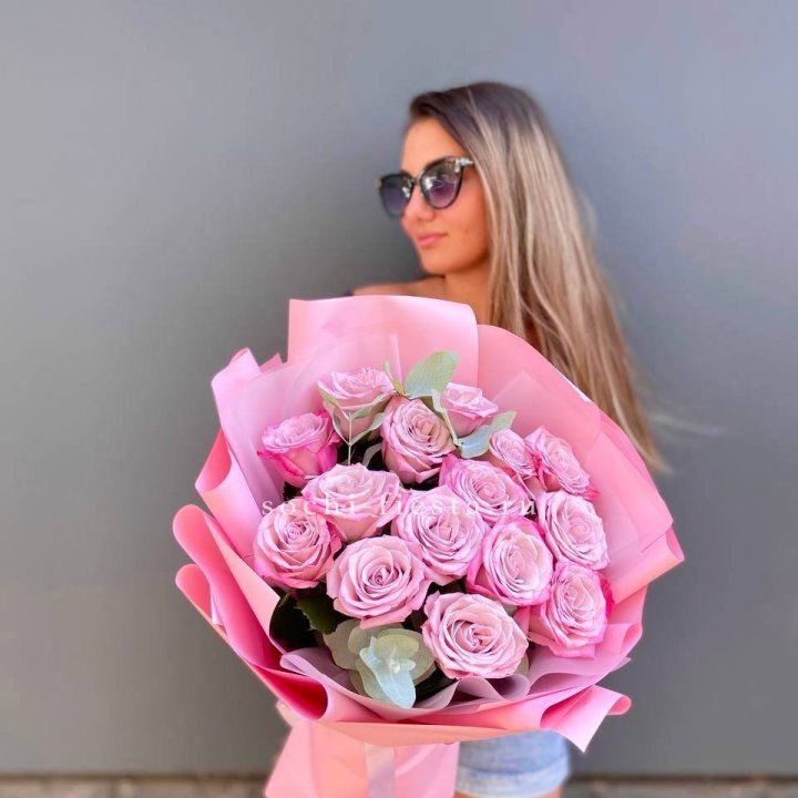 Букет розовых роз 2 в Волгограде