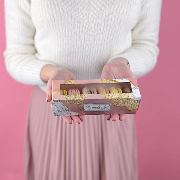 Коробка макаронс 5 шт. в Волгограде