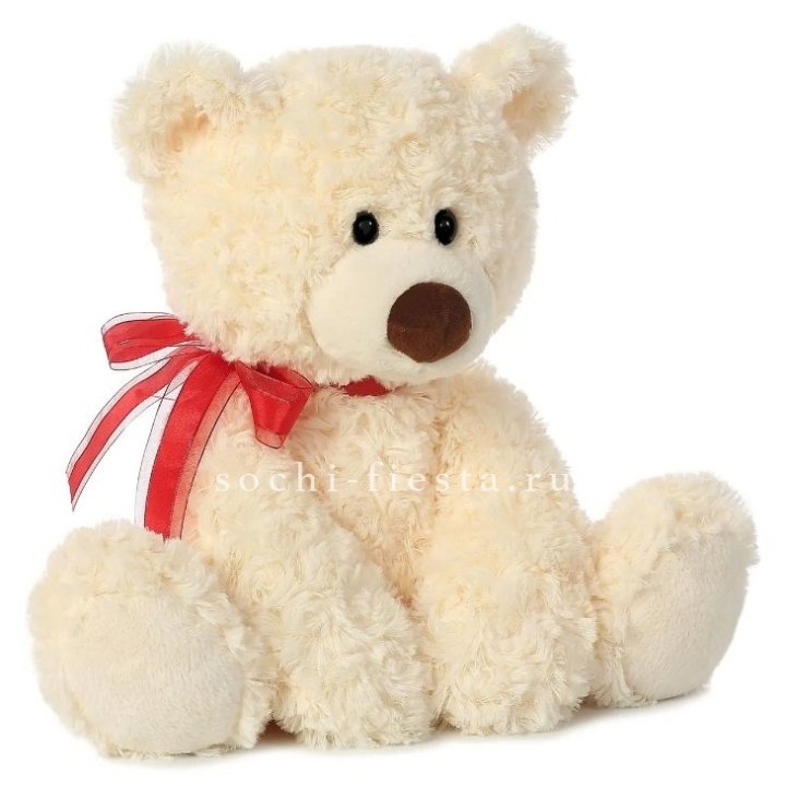 Белый плюшевый мишка  в Волгограде