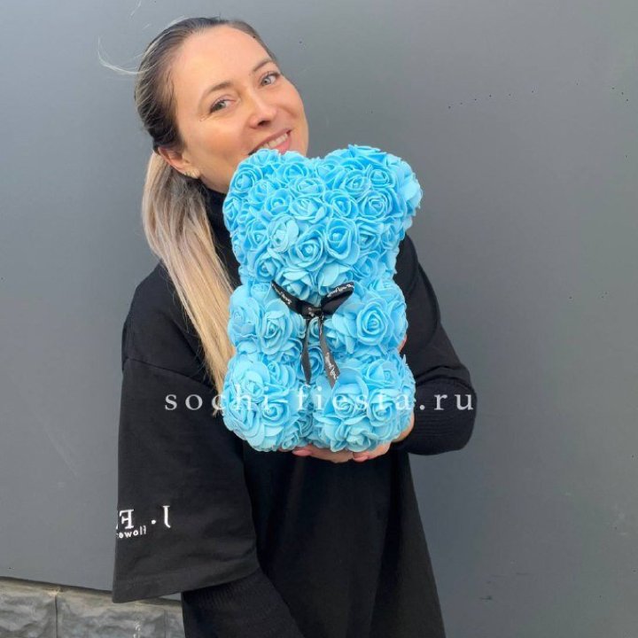 Игрушка медведь голубая в Волгограде